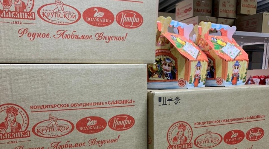 Новогодние подарки от Славянки